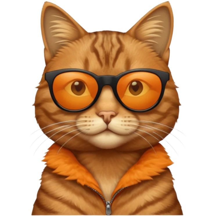 Cat wearing sunglasses emoji