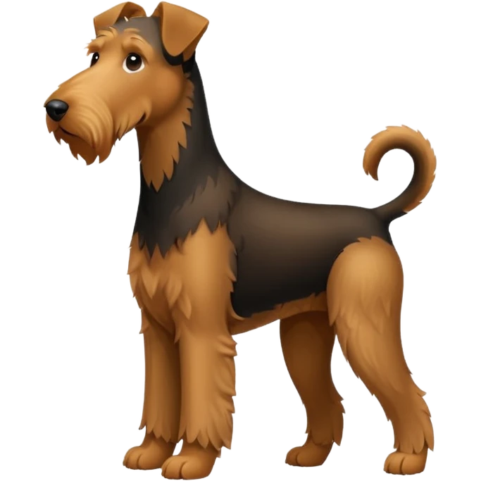 Airedale terrier emoji