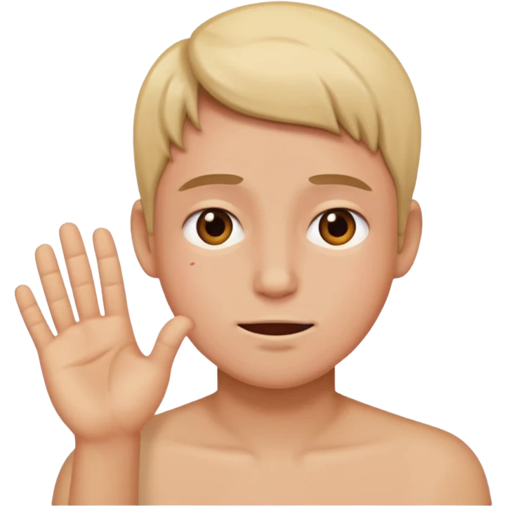 Pretending everything is ok when it's not emoji