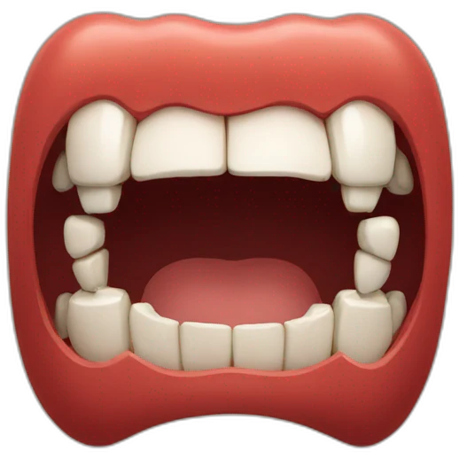 boxer teeth emoji