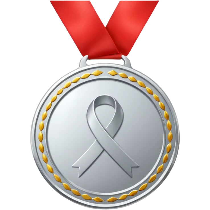 медаль за второе место emoji
