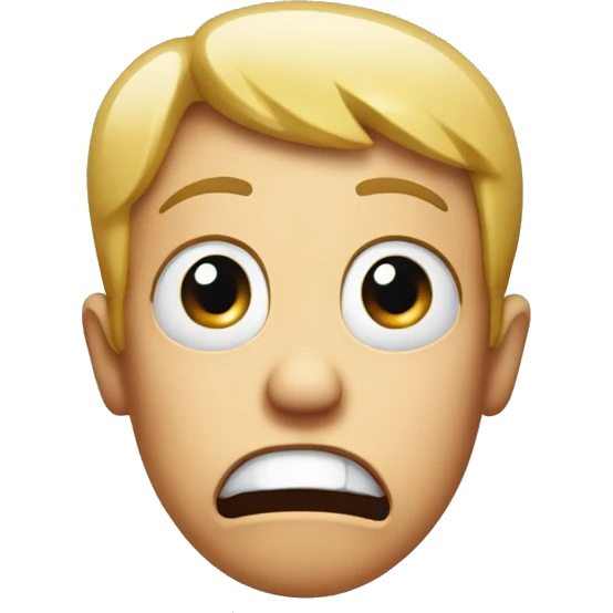 Shocked face with hand over it emoji