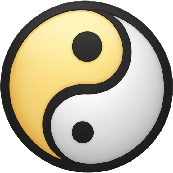 yin yang  emoji