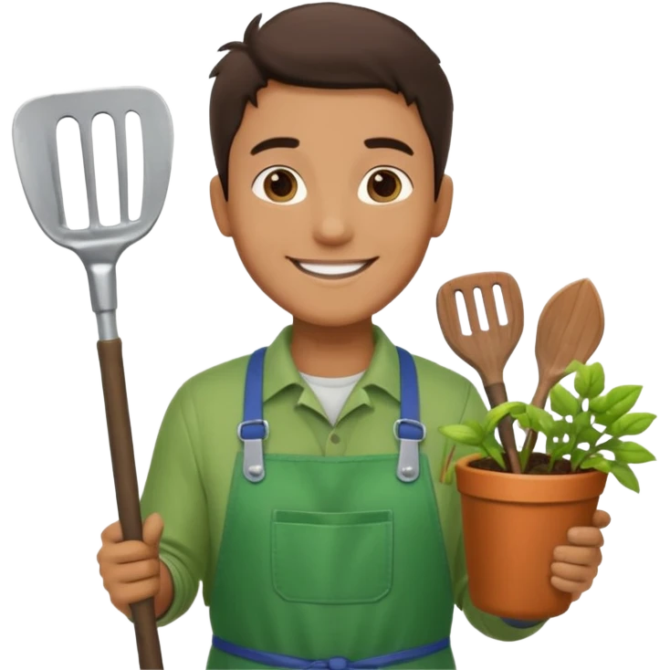 Urban Gardener man emoji