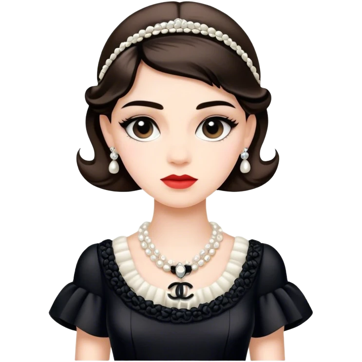 Coco Chanel fancy Girl emoji