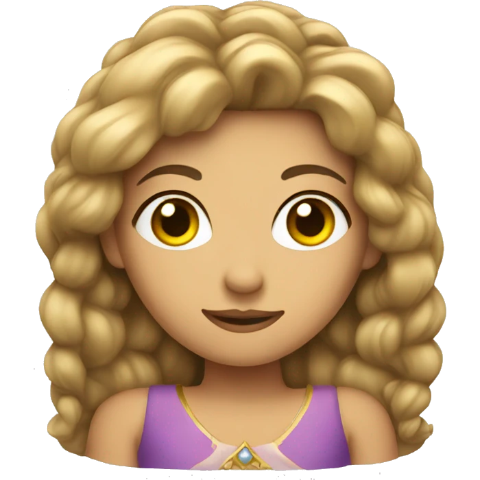 a resting princess emoji
