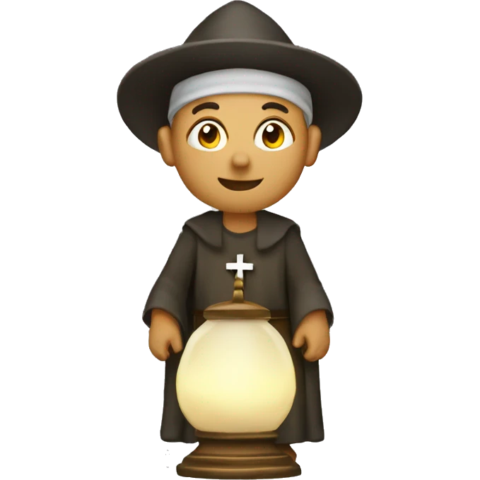 religious pilgrim light emoji