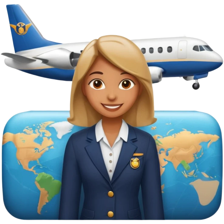 Create two emoji characters.

Left: a stressed student preparing for IELTS, holding books and coffee, tired face, exam stress.

Right: a happy confident student after IELTS, traveling abroad, airplane, university, freedom, smiling.

Style: Apple emoji, clean, simple, white background. emoji