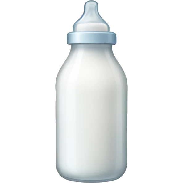 Baby’s bottle filled with milk emoji