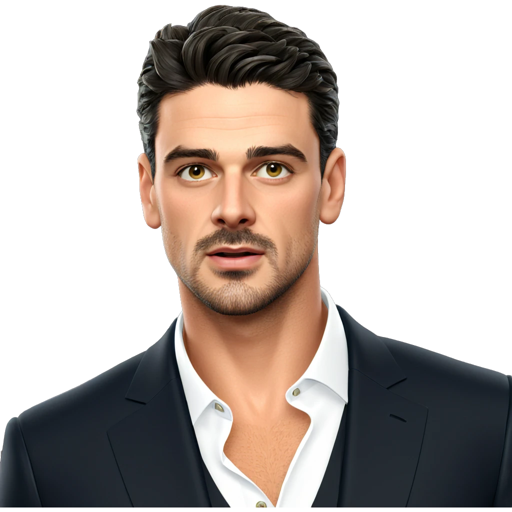 mature male in formal attire emoji