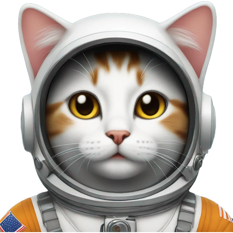 kedi astronot emoji