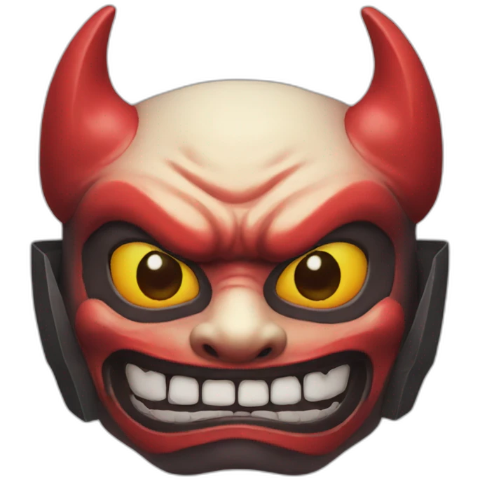 Japanese DEVIL Mask emoji
