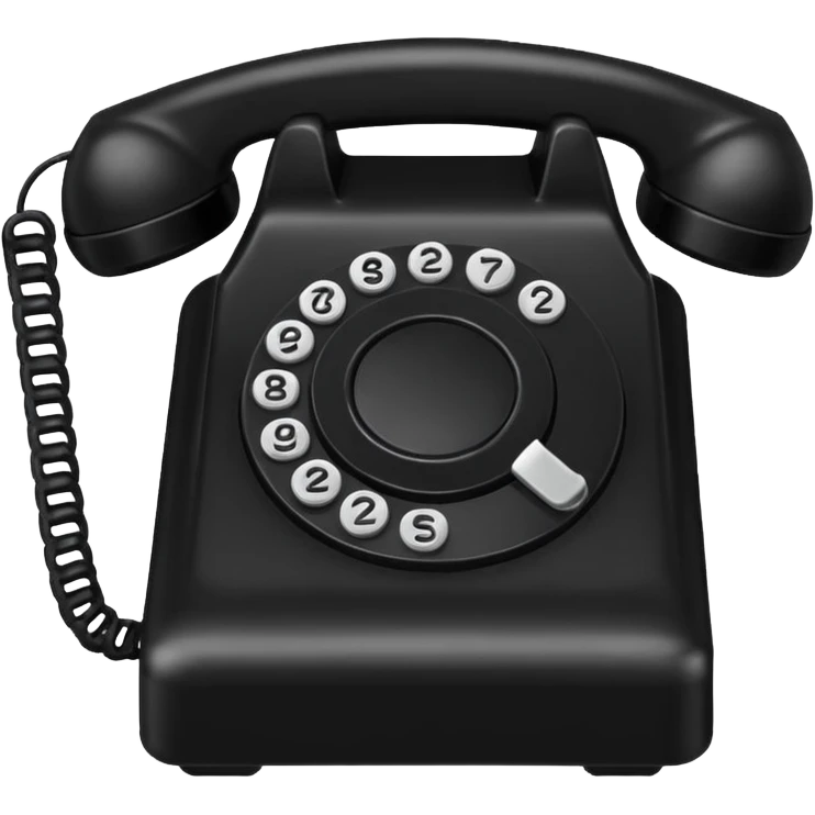 black phone emoji