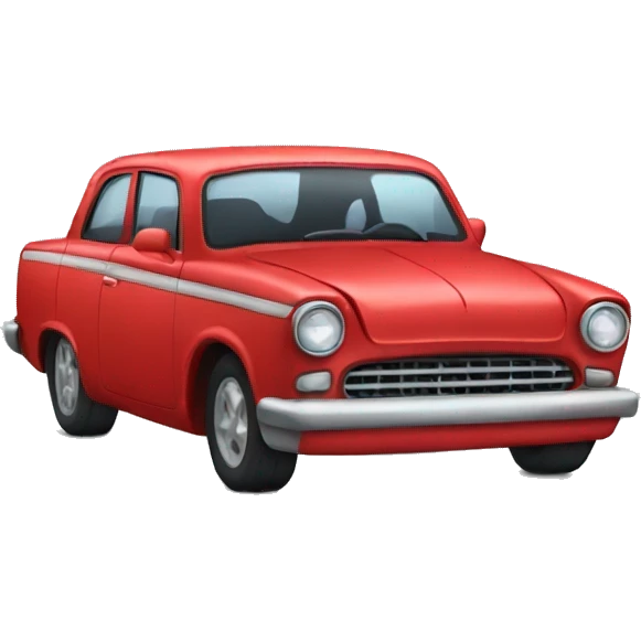 Red car emoji