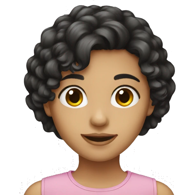 girl dark hair emoji