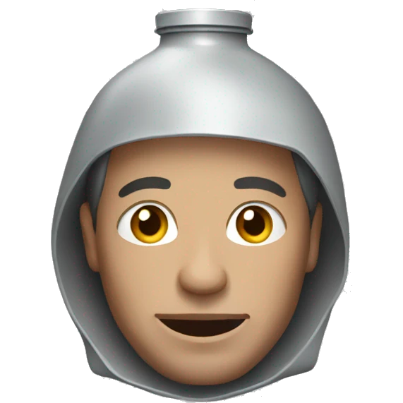 A man with a milk can emoji
