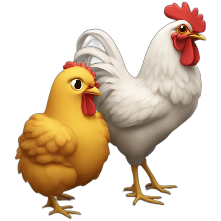 Bryan on a chicken  emoji