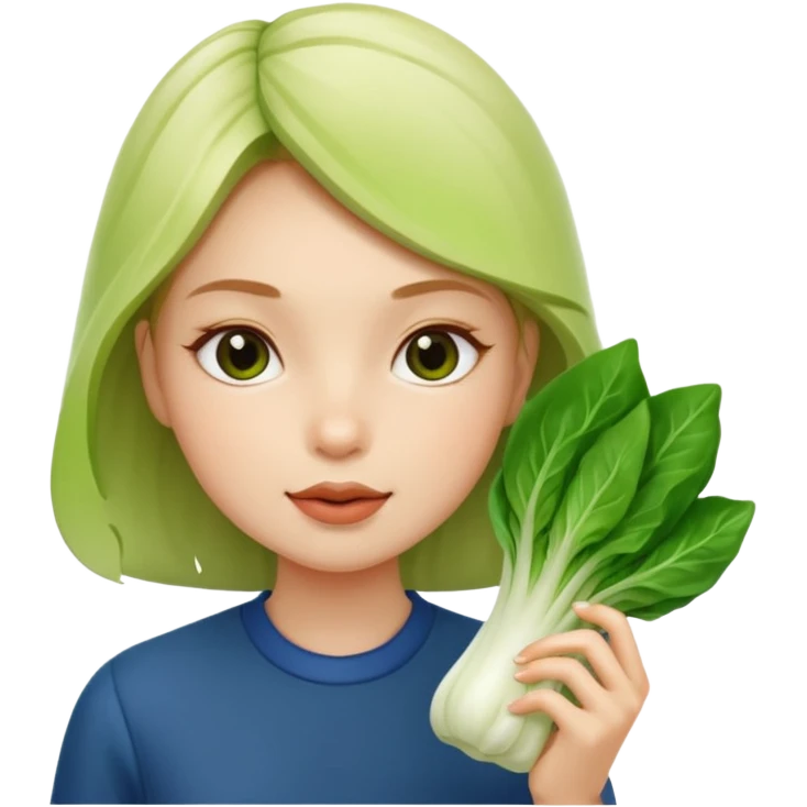 Bok yiyen kız  emoji