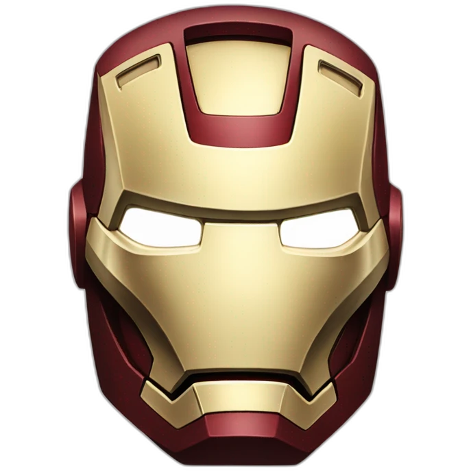 Tête de iron man emoji