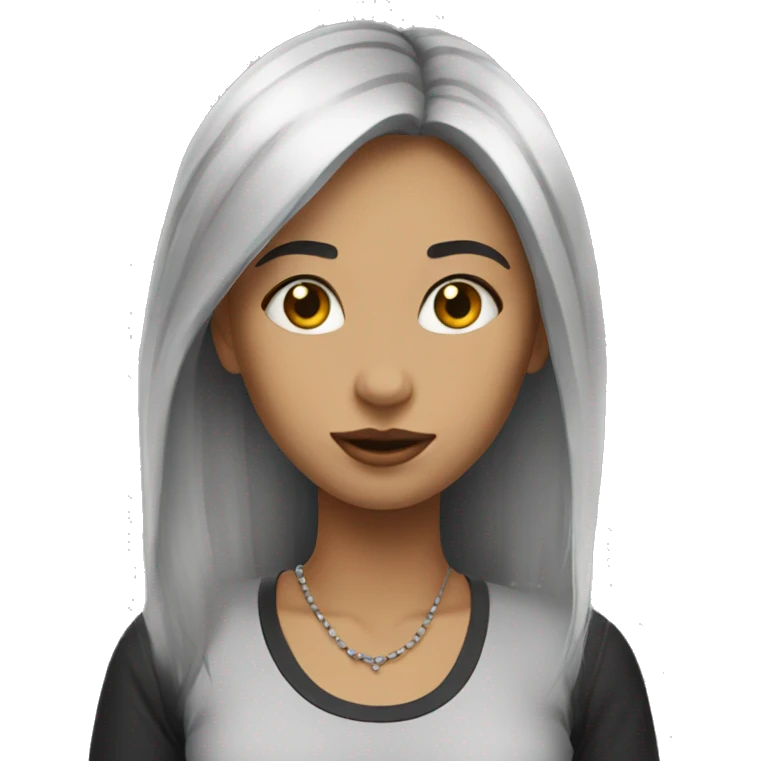 scene girl emoji