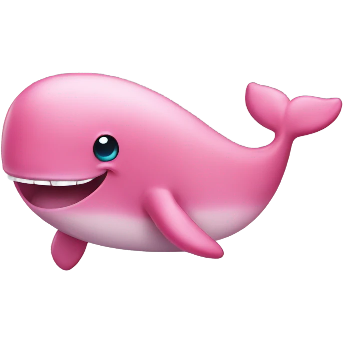 Pink whale  emoji