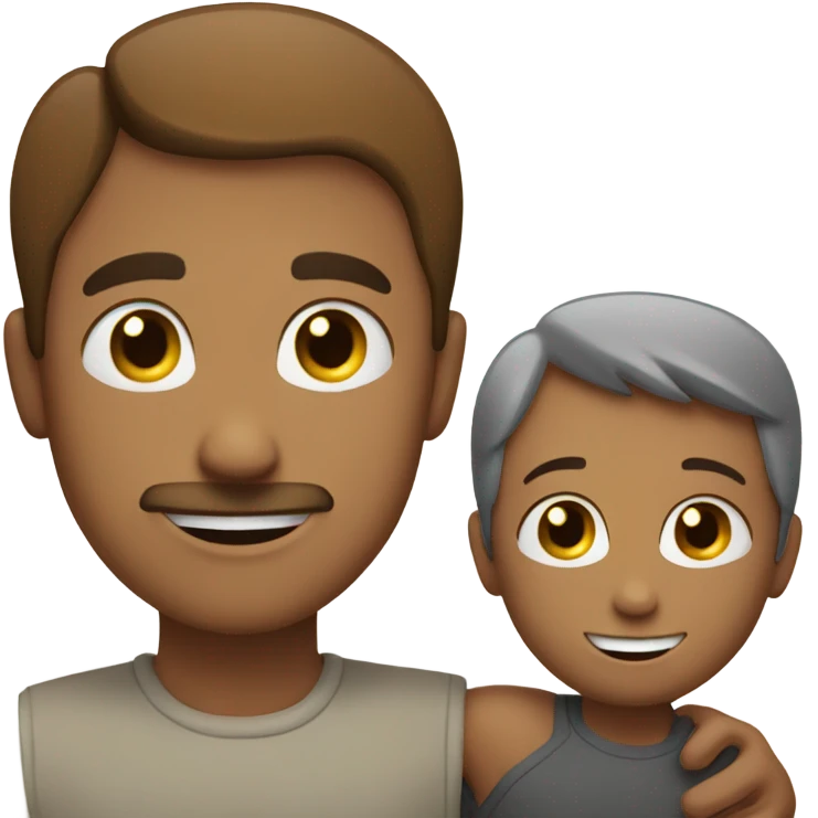 man with child emoji