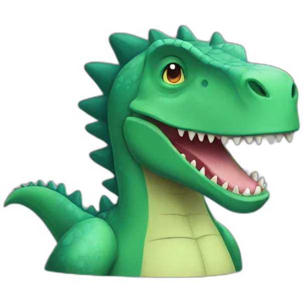Dino dude super chill emoji