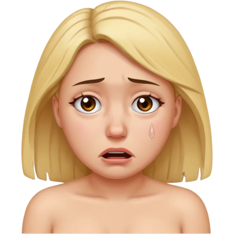 girl big big boobs naked sad emoji