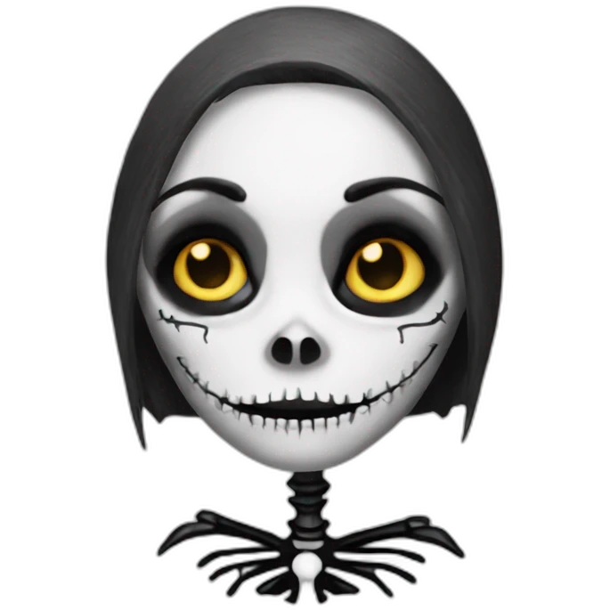 Sally. Skellington emoji