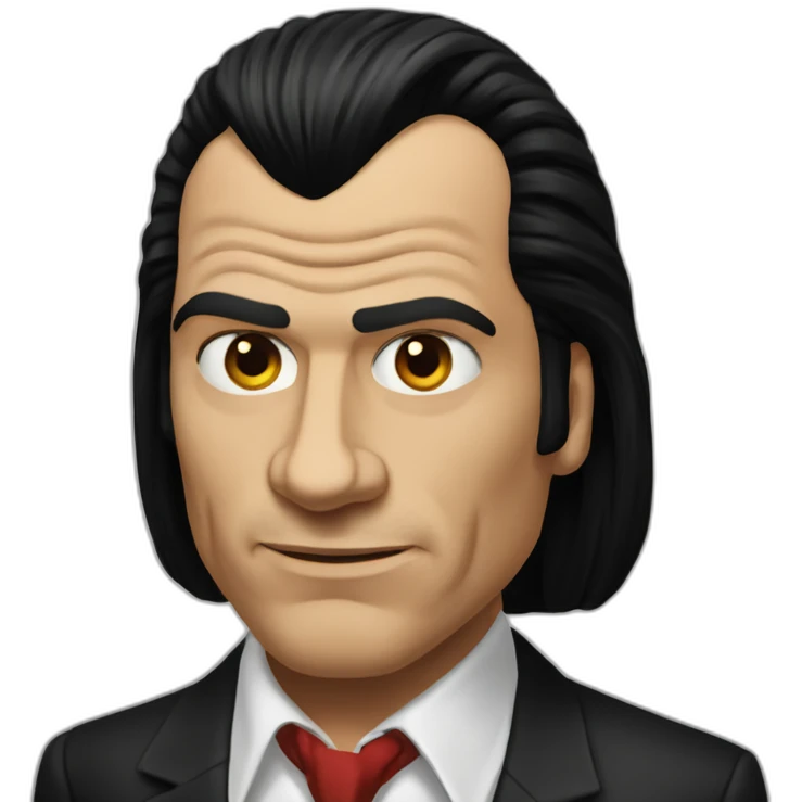 Vincent Vega from Pulp Fiction shrugging emoji