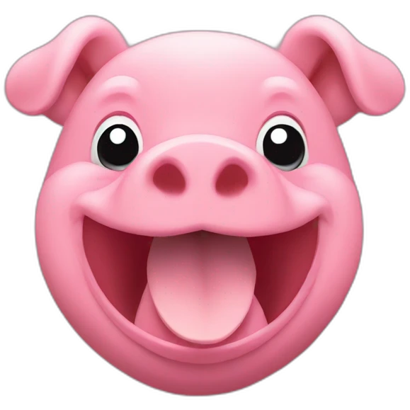 Slowpoke pig emoji
