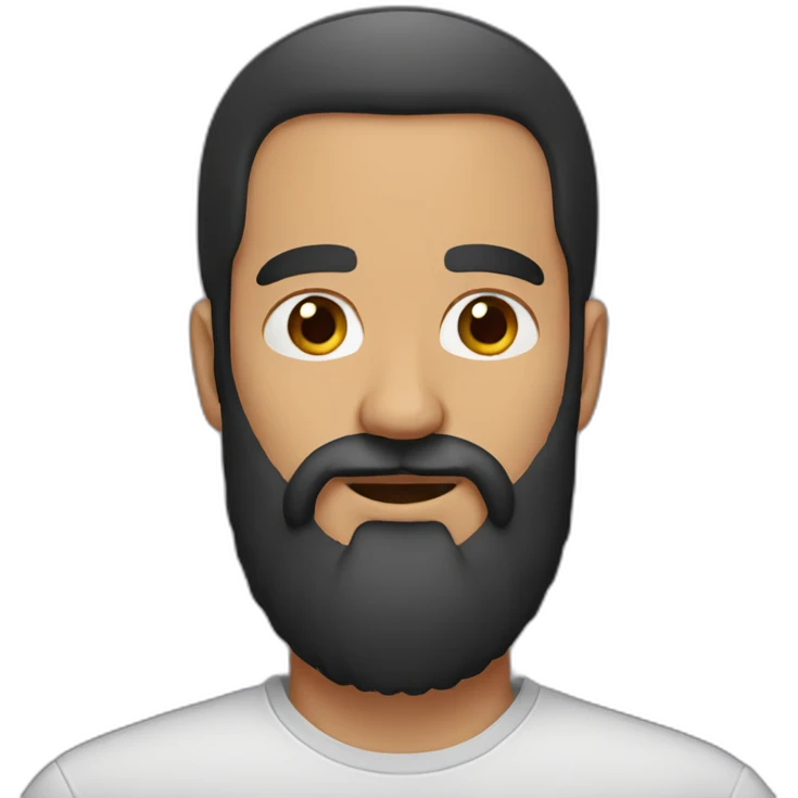 man-long-black-beard emoji