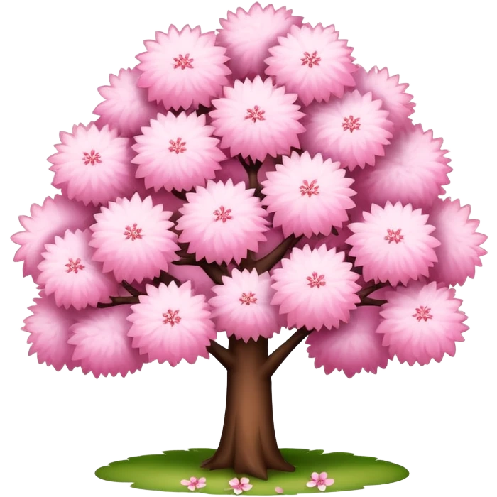 Cute Sakura cherry blossom tree  emoji