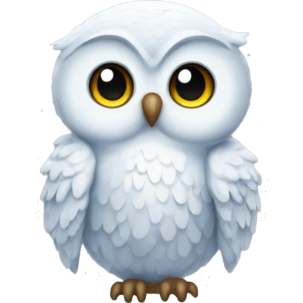 owl baby christmas snow emoji