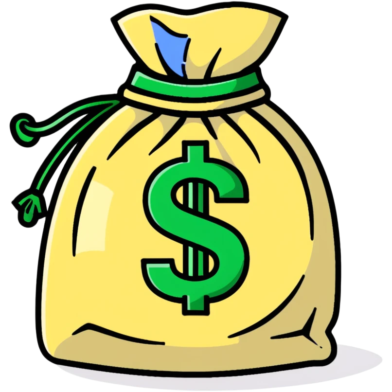 money bag with dollar sign emoji