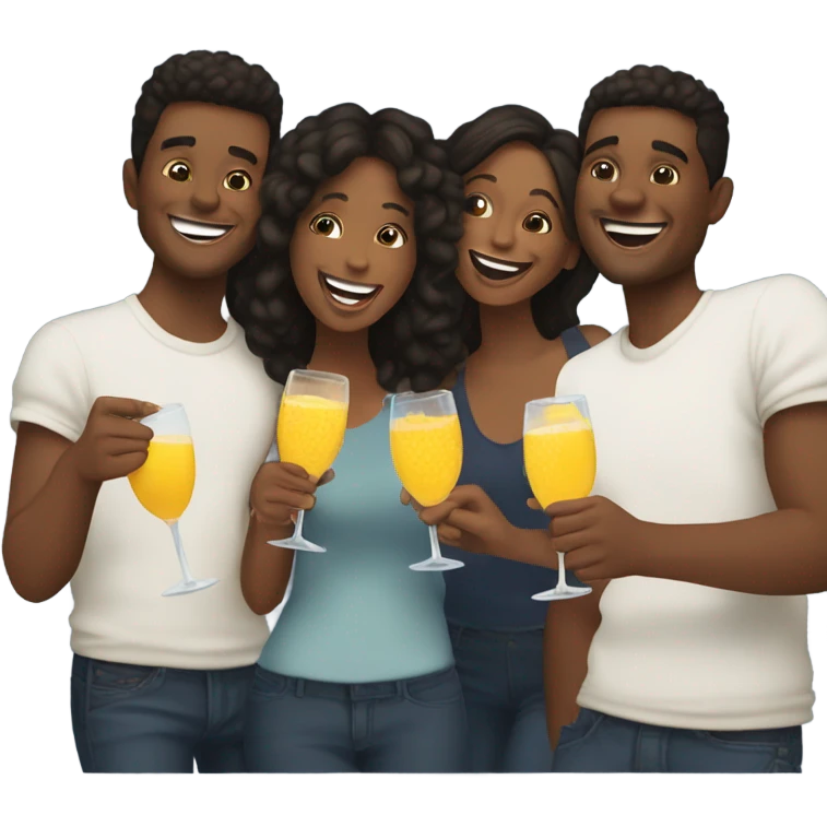 mimosa with friends emoji