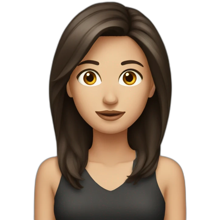 brunette emoji