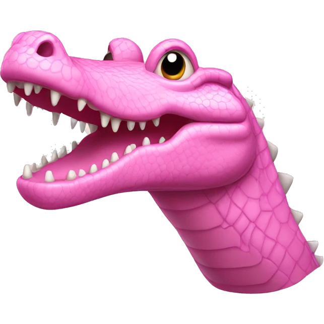 light pink crocodile  emoji