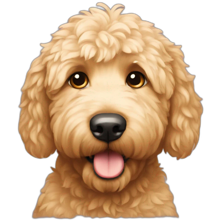 Golden doodle emoji