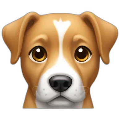 un chien qui fait des pompes a la salle de sport emoji