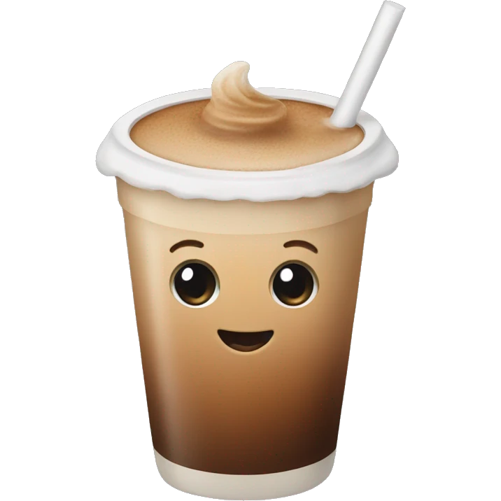 Ice coffee  emoji