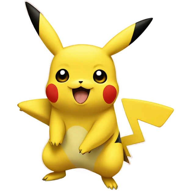 Pikachu with peru plag emoji
