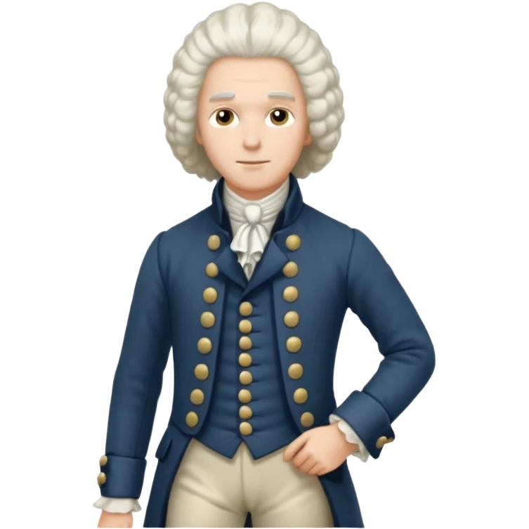 white townsman 18th century emoji
