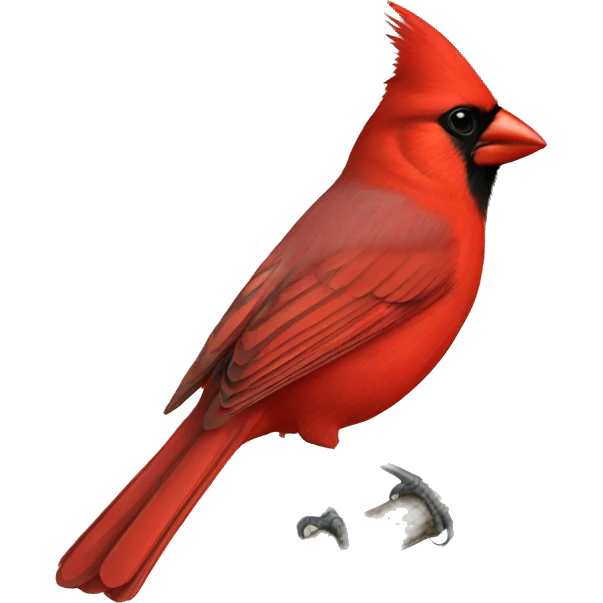northern cardinal emoji