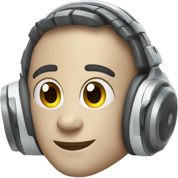 artificial Intelligence Headphones emoji