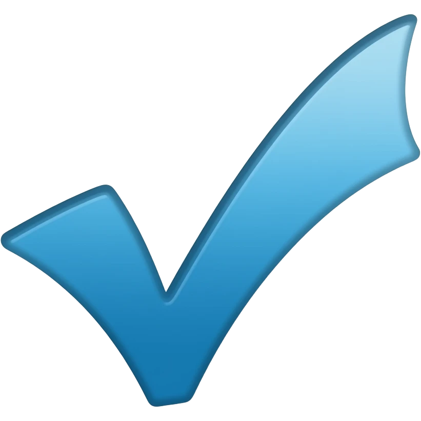 Mavi tik emojisi yap emoji