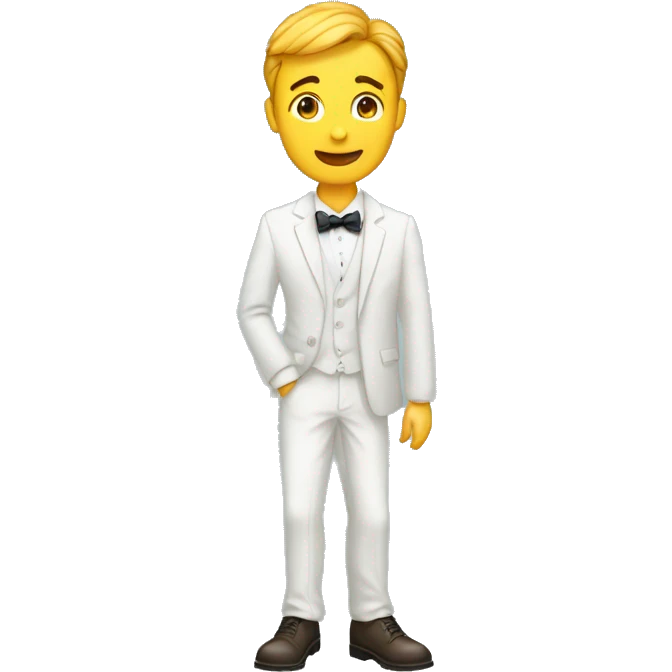 Un homme genou au sol qui demande en mariage  emoji