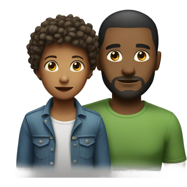 Adult is the mom not a man, and the boy is 6 years old, no weapons emoji