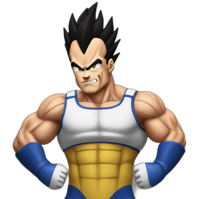 Vegeta bodybuilding emoji
