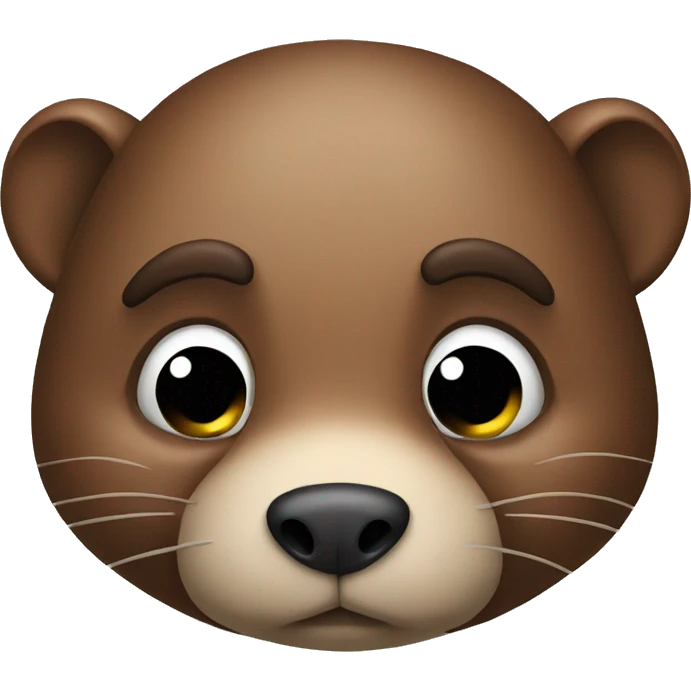 Sad beaver  emoji
